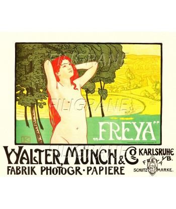 SPECTACLE FREYA Rdwv-POSTER/REPRODUCTION d1 AFFICHE VINTAGE votre