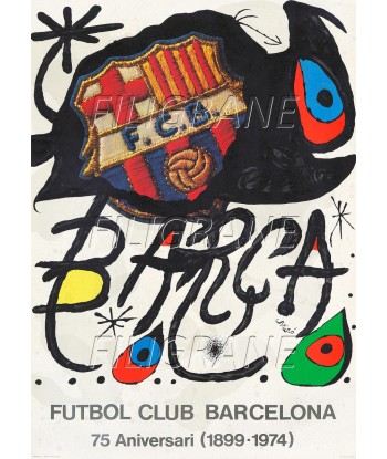 FOOT FUTBOL CLU BARCELONA  Rojr-POSTER/REPRODUCTION d1 AFFICHE VINTAGE s'inspire de l'anatomie humaine