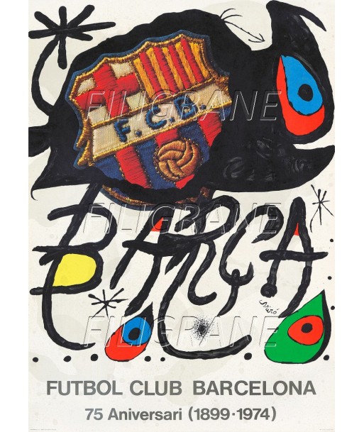 FOOT FUTBOL CLU BARCELONA  Rojr-POSTER/REPRODUCTION d1 AFFICHE VINTAGE s'inspire de l'anatomie humaine