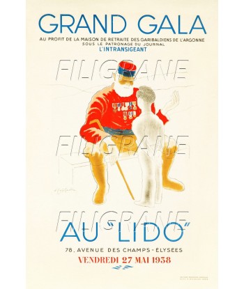 SPECTACLE GALA au LIDO 1938 Rrwp-POSTER/REPRODUCTION d1 AFFICHE VINTAGE 50-70% off 