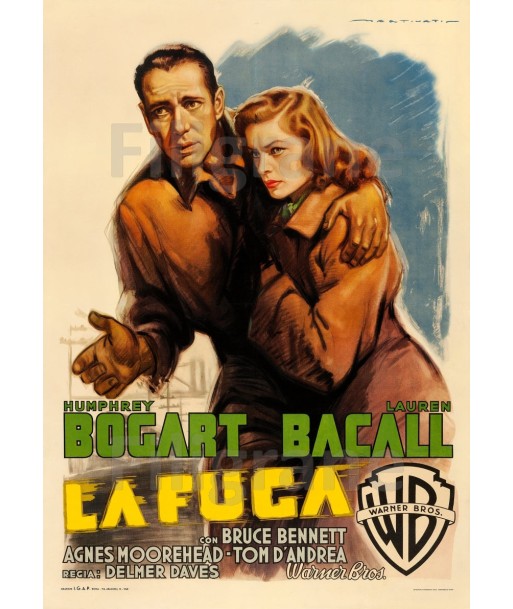 LA FUGA FILM Rdhb-POSTER/REPRODUCTION d1 AFFICHE VINTAGE Dans la société mordern