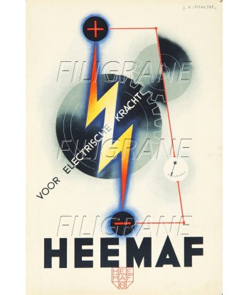 DIVERS HEEMAF  Rimh-POSTER/REPRODUCTION d1 AFFICHE VINTAGE Véritable concentré