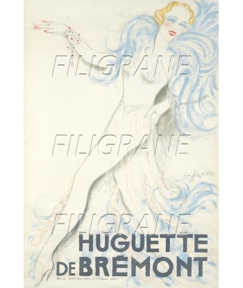 SPECTACLE Huguette de BréMONT Raii-POSTER/REPRODUCTION d1 AFFICHE VINTAGE 2023