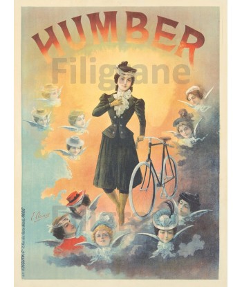 CYCLES HUMBER Rf177-POSTER/REPRODUCTION d1 AFFICHE VINTAGE Comment ça marche