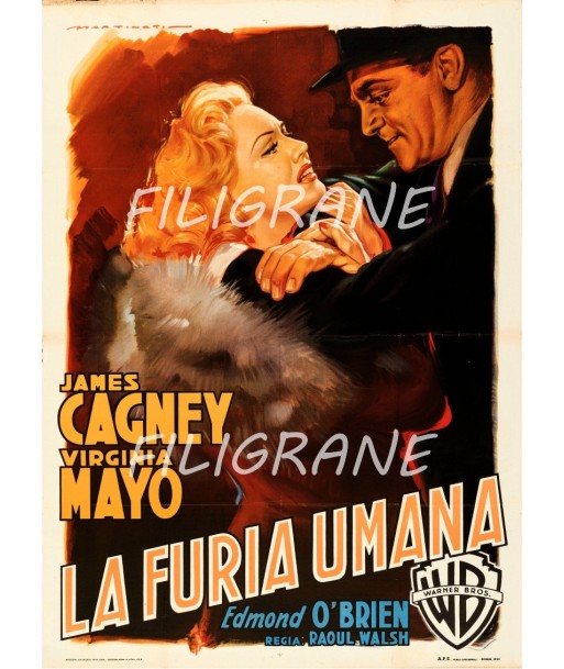 LA FURIA UMANA FILM Ruxu-POSTER/REPRODUCTION d1 AFFICHE VINTAGE français