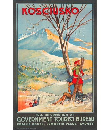 DIVERS KOSCIUSKO  Rvah-POSTER/REPRODUCTION d1 AFFICHE VINTAGE du meilleur 