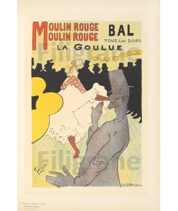 SPECTACLE LA GOULUE MOULIN ROUGE Rfjd-POSTER/REPRODUCTION d1 AFFICHE VINTAGE livraison et retour toujours gratuits