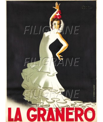 SPECTACLE LA GRANERO DANSEUSE Rlzv-POSTER/REPRODUCTION d1 AFFICHE VINTAGE ou a consommer sur place