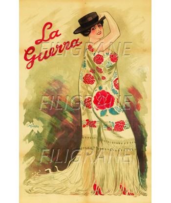 SPECTACLE LA GUERRA DANSEUSE Rmpd-POSTER/REPRODUCTION d1 AFFICHE VINTAGE votre restaurant rapide dans 