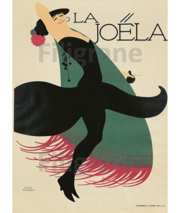 SPECTACLE la JoéLA Rf008-POSTER/REPRODUCTION d1 AFFICHE VINTAGE solde