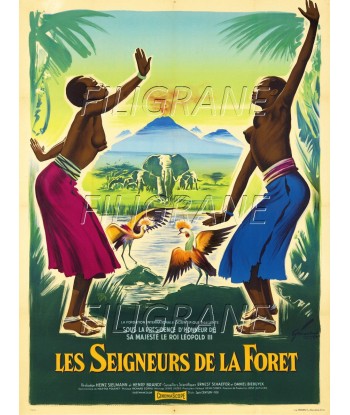 SPECTACLE LES SEIGNEURS de la FORêT Risi-POSTER/REPRODUCTION d1 AFFICHE VINTAGE plus qu'un jeu 