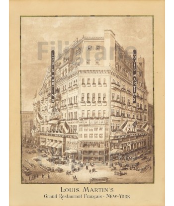 PUB Louis MARTIN'S NEW-YORK-POSTER/REPRODUCTION d1 AFFICHE VINTAGE en ligne