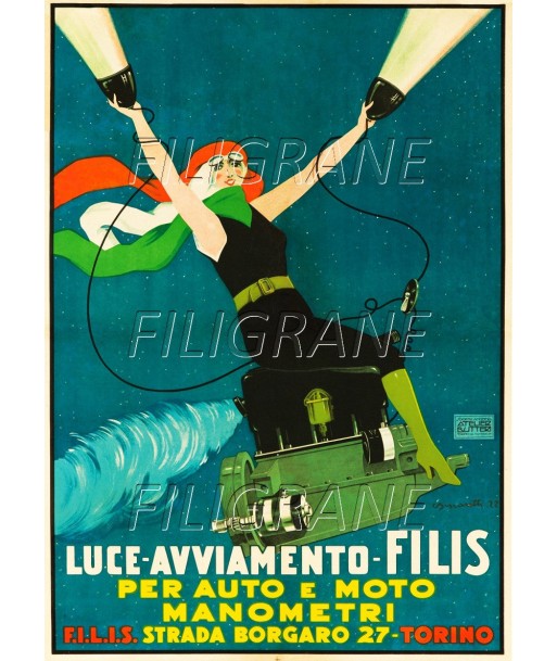 PUB LUCE AVVIAMENTO FILIS Rbhd-POSTER/REPRODUCTION d1 AFFICHE VINTAGE Vous souhaitez 