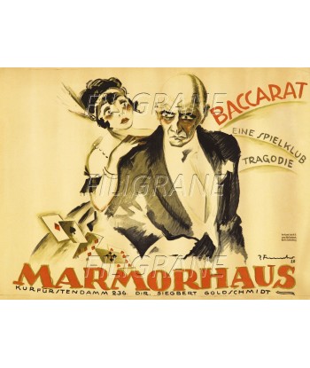 DIVERS MARMORHAUS BACCARA Rtus-POSTER/REPRODUCTION d1 AFFICHE VINTAGE 50% de réduction en Octobre 2024