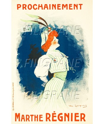 SPECTACLE Marthe RéGNIER Ruvd-POSTER/REPRODUCTION d1 AFFICHE VINTAGE Comparez et commandez 