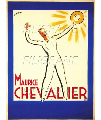 SPECTACLE Maurice CHEVALIER Rtbg-POSTER/REPRODUCTION d1 AFFICHE VINTAGE de la marque