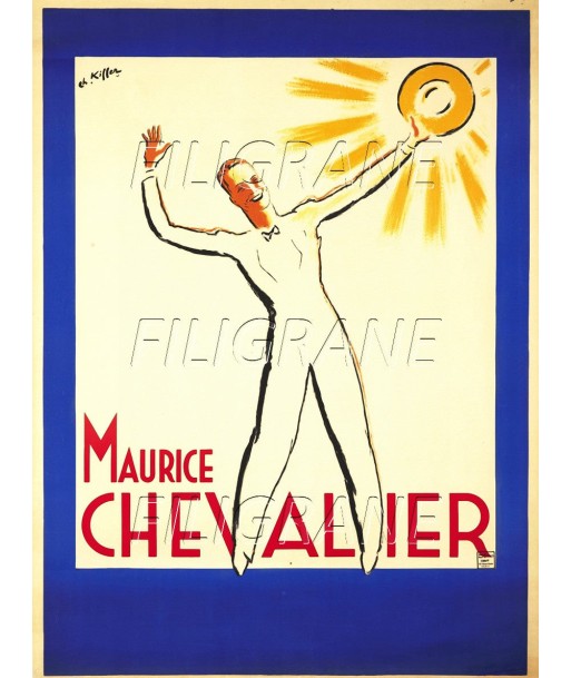 SPECTACLE Maurice CHEVALIER Rtbg-POSTER/REPRODUCTION d1 AFFICHE VINTAGE de la marque