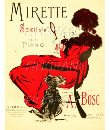 SPECTACLE MIRETTE Rihq-POSTER/REPRODUCTION d1 AFFICHE VINTAGE Venez découvrir notre 