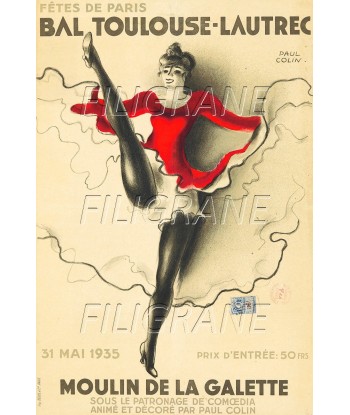 SPECTACLE MOULIN de la GALETTE 1935 Rmvg-POSTER/REPRODUCTION d1 AFFICHE VINTAGE de votre