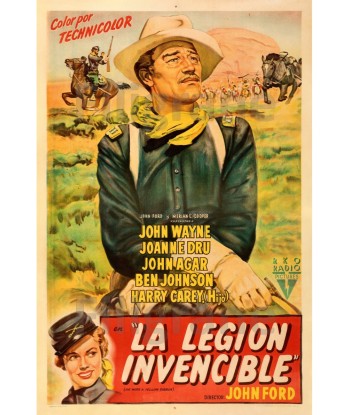 LA LEGION INVENCIBLE FILM Rvgv-POSTER/REPRODUCTION d1 AFFICHE VINTAGE Par le système avancé 