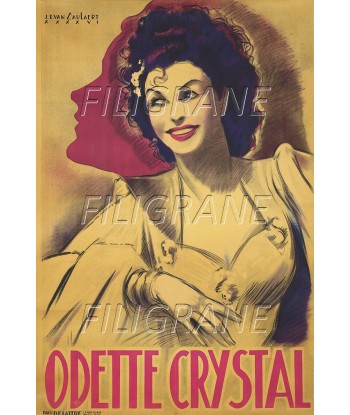 SPECTACLE Odette CRYSTAL Ramb-POSTER/REPRODUCTION d1 AFFICHE VINTAGE hantent personnes