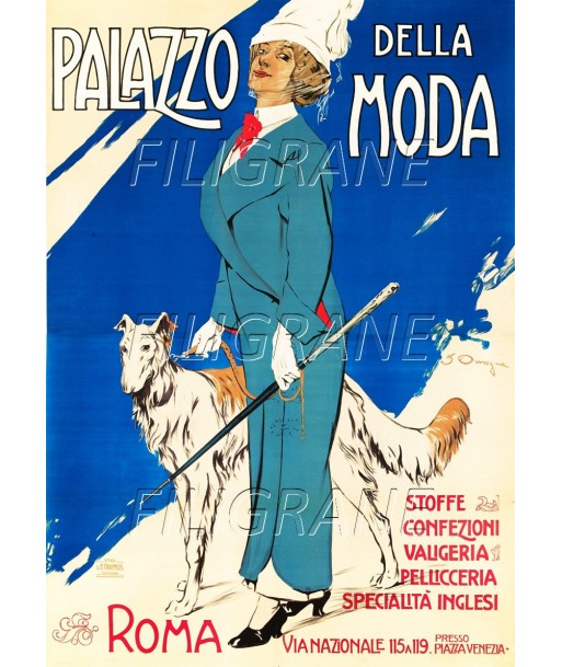 PUB PALAZZO della MODA Rmyv-POSTER/REPRODUCTION d1 AFFICHE VINTAGE suggérées chez