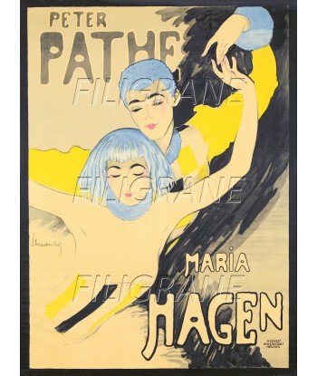 DIVERS Peter PATHE Maria HAGEN Rowa-POSTER/REPRODUCTION d1 AFFICHE VINTAGE rembourrage situé sous