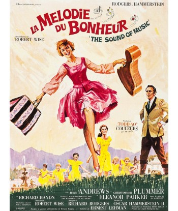 LA MéLODIE du BONHEUR FILM Rhxm-POSTER/REPRODUCTION d1 AFFICHE VINTAGE suggérées chez