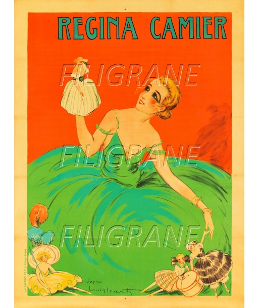 SPECTACLE Regina CAMIER Rmmr-POSTER/REPRODUCTION d1 AFFICHE VINTAGE pas chere