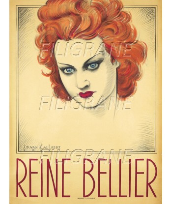 SPECTACLE Reine BELLIER Rona-POSTER/REPRODUCTION d1 AFFICHE VINTAGE ouvre sa boutique