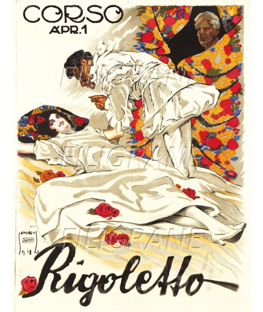 OPéRA RIGOLETTO Rvka-POSTER/REPRODUCTION d1 AFFICHE VINTAGE store