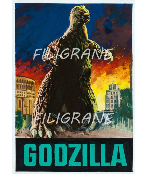 GODZILLA FILM Rpcp-POSTER/REPRODUCTION d1 AFFICHE VINTAGE vous aussi creer 