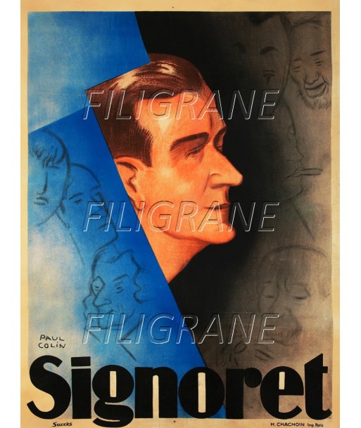 SPECTACLE SIGNORET Rjnv-POSTER/REPRODUCTION d1 AFFICHE VINTAGE Comparez plus de prix