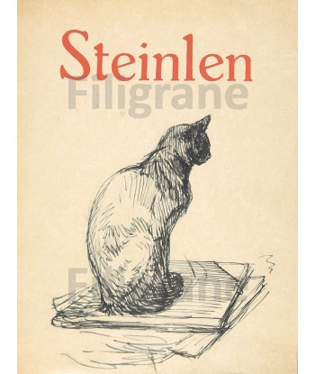 DIVERS STEINLEN CHAT Rvgm-POSTER/REPRODUCTION d1 AFFICHE VINTAGE Véritable concentré