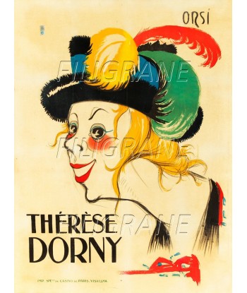 SPECTACLE Thérèse DORNY Rvgb-POSTER/REPRODUCTION d1 AFFICHE VINTAGE Faites des économies