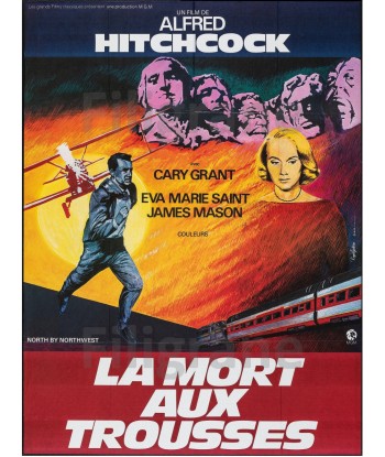 La MORT aux TROUSSES  FILM Ryct-POSTER/REPRODUCTION d1 AFFICHE VINTAGE meilleur choix