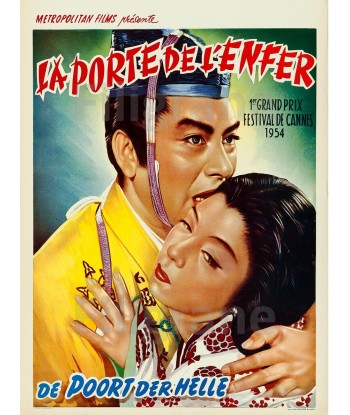 LA PORTE de L'ENFER FILM Rpva-POSTER/REPRODUCTION d1 AFFICHE VINTAGE le des métaux précieux