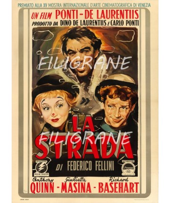 LA STRADA FILM Rxzf-POSTER/REPRODUCTION d1 AFFICHE VINTAGE Vous souhaitez 