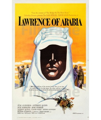 LAWRENCE of ARABIA FILM Rldw-POSTER/REPRODUCTION d1 AFFICHE VINTAGE 2 - 3 jours ouvrés.