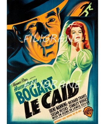 LE CAÏD FILM Rhld-POSTER/REPRODUCTION d1 AFFICHE VINTAGE en ligne