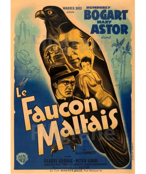 LE FAUCON MALTAIS FILM Rszy-POSTER/REPRODUCTION d1 AFFICHE VINTAGE Le MVP de beaucoup