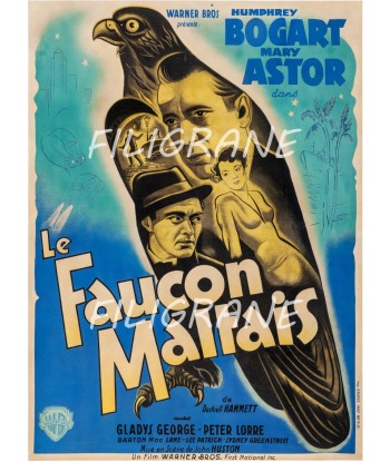 LE FAUCON MALTAIS FILM Rubv-POSTER/REPRODUCTION d1 AFFICHE VINTAGE votre