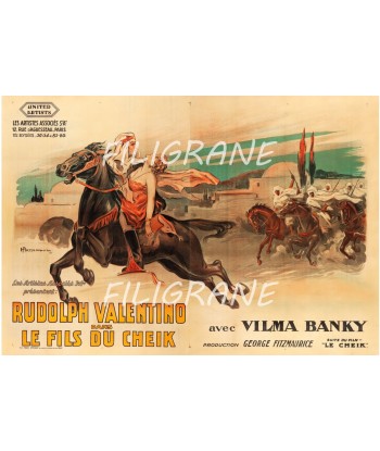 LE FILS du CHEIK FILM Rzxl-POSTER/REPRODUCTION d1 AFFICHE VINTAGE pas cher chine