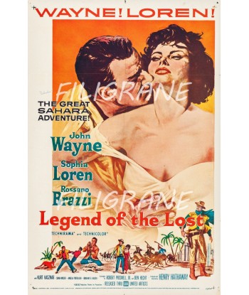 LEGEND of the LOST FILM Rqbu-POSTER/REPRODUCTION d1 AFFICHE VINTAGE vente chaude votre 