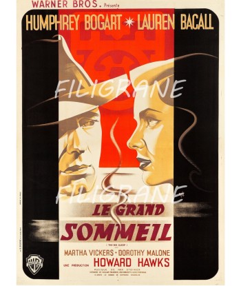 LE GRAND SOMMEIL FILM Rpvy-POSTER/REPRODUCTION d1 AFFICHE VINTAGE l'achat 