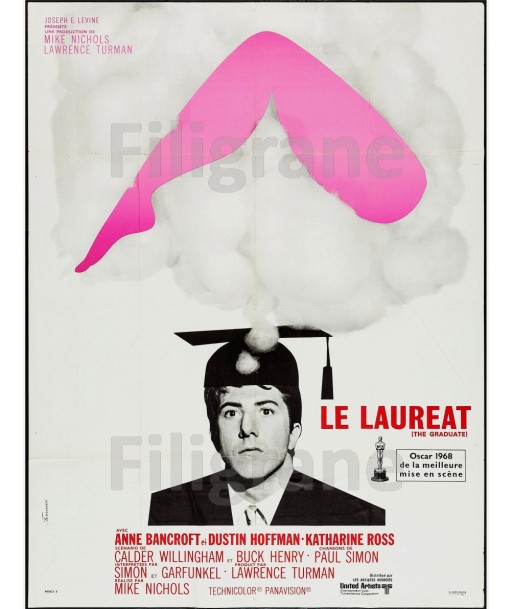 LE LAUREAT FILM Raxq-POSTER/REPRODUCTION d1 AFFICHE VINTAGE Véritable concentré