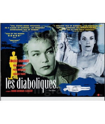 LES DIABOLIQUES FILM Rpoe-POSTER/REPRODUCTION d1 AFFICHE VINTAGE JUSQU'A -70%! 