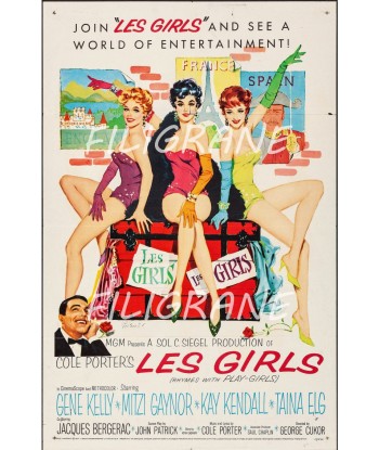 LES GIRLS FILM Rnrr-POSTER/REPRODUCTION d1 AFFICHE VINTAGE 2 - 3 jours ouvrés.