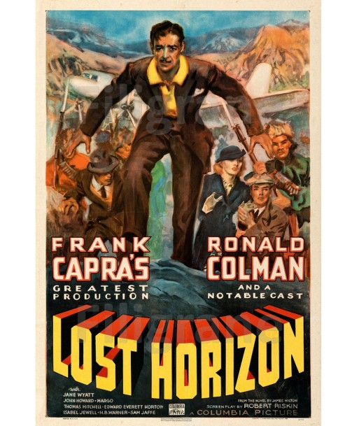 LOST HORIZON FILM Rosa-POSTER/REPRODUCTION d1 AFFICHE VINTAGE acheter en ligne