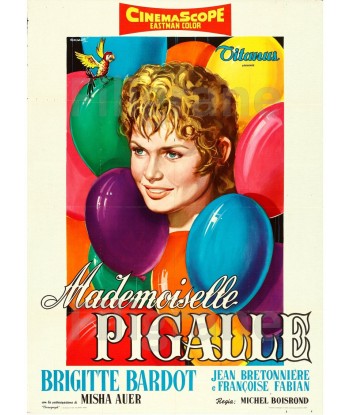 MADEMOISELLE PIGALLE FILM Rzgt-POSTER/REPRODUCTION d1 AFFICHE VINTAGE basket pas cher